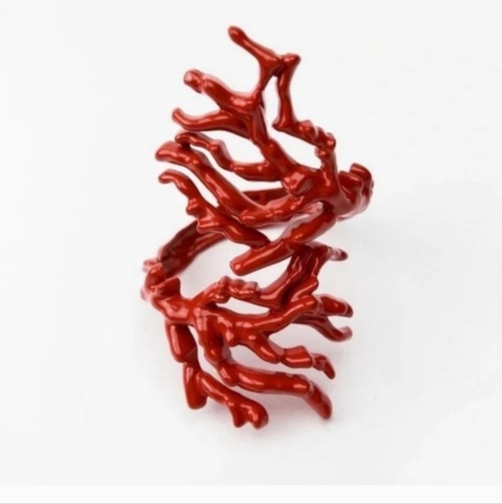 New! ZARA Red Coral Bracelet | (1030) NWOT